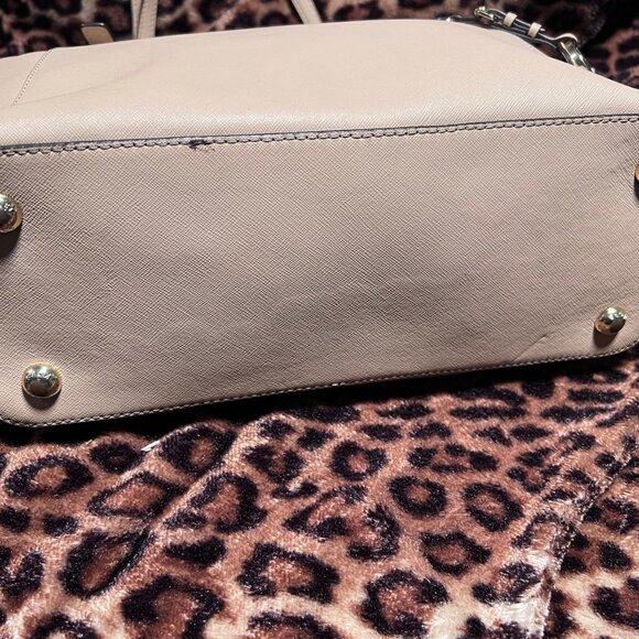 MICHAEL KORS JET SET TRAVEL MEDIUM TOTE LEATHER SOFT BEIGE HANDBAG - Picture 11 of 11